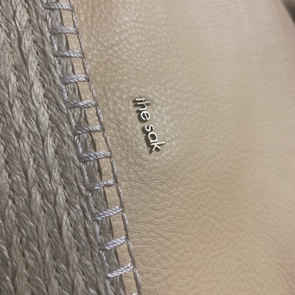 New The Sak Corn Yellow Leather Tote Bag Pocketbook Carryall - Picture 7 of 16